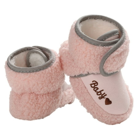ibaste Newborn Winter Warm Snow Boots | Thickened and Non-Slip Unisex Casual Shoes | Convenient Soft Bottom Walking Shoes for Infant
ibaste Newborn Winter Warm Snow Boots | Thickened and Non-Slip Unisex Casual Shoes | Convenient Soft Bottom Walking Shoes for Infant