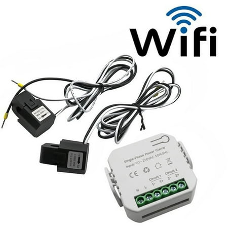 Smart Two-Way Bilateral Wifi Energy Meter 80-300A Ac110V 220V With Clamp Ct