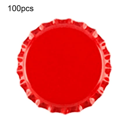 VEAREAR 100Pcs Bottle Caps Sturdy Construction Anti-deform Tinplate Mini Beer Drinks Caps for Home
VEAREAR 100Pcs Bottle Caps Sturdy Construction Anti-deform Tinplate Mini Beer Drinks Caps for Home
