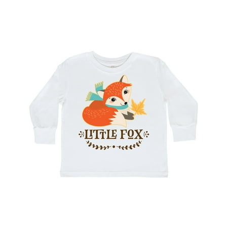 Inktastic Little Fox Outfit New Baby Gift Toddler Boy or Toddler Girl Long Sleeve T-Shirt