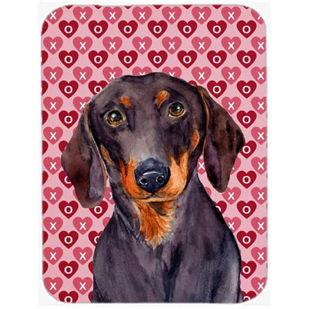 15 x 12 in. Dachshund Hearts Love and Valentines Day Portrait Glass Cutting Board - Large
15 x 12 in. Dachshund Hearts Love and Valentines Day Portrait Glass Cutting Board - Large