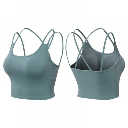 Xmarks Sport Bras for Women Criss Cross Back - Cross Back Padded Wirefree Comfort Workout Bras for Yoga Fitness S-2XL(2-Packs)
Xmarks Sport Bras for Women Criss Cross Back - Cross Back Padded Wirefree Comfort Workout Bras for Yoga Fitness S-2XL(2-Packs)