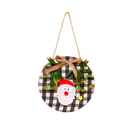 Tiitstoy Christmas Decoration Wooden Pendant Applique Wooden Doorplate Door Hanger D
Tiitstoy Christmas Decoration Wooden Pendant Applique Wooden Doorplate Door Hanger D