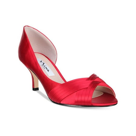 Nina Womens Contesa Satin Ankle D Orsay Heels