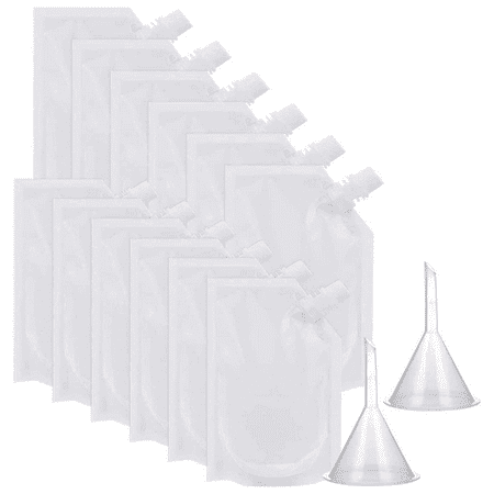 Clear 20 PCS Drink Pouches for Adults and Kids Reclosable Smoothie Drink Bags – Heavy Duty Hand Held Transparent with Funnel Included
Clear 20 PCS Drink Pouches for Adults and Kids Reclosable Smoothie Drink Bags – Heavy Duty Hand Held Transparent with Funnel Included