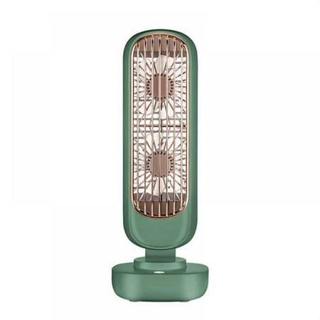 Mini Fan for Desk Bedroom Personal Fan with 2 Blades Powerful for Cooling Office Room Portable USB Rechargeable Retro Vintage Tall Design Low Noise Quiet(Green)
Mini Fan for Desk Bedroom Personal Fan with 2 Blades Powerful for Cooling Office Room Portable USB Rechargeable Retro Vintage Tall Design Low Noise Quiet(Green)