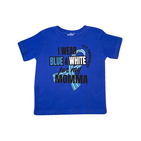 Inktastic I Wear Blue and White For My Momma ALS Awareness Gift Toddler Boy or Toddler Girl T-Shirt
Inktastic I Wear Blue and White For My Momma ALS Awareness Gift Toddler Boy or Toddler Girl T-Shirt