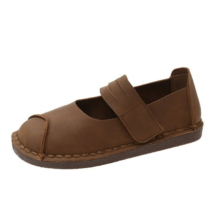 casual shoes for Women Retro Flat Women s Shoes Soft Bottom Spring And Summer Soft Surface Shallow Mouth Casual PU Dress Sandals for Women Brown
casual shoes for Women Retro Flat Women s Shoes Soft Bottom Spring And Summer Soft Surface Shallow Mouth Casual PU Dress Sandals for Women Brown