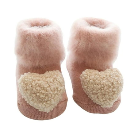 1 Pair Winter Newborn Thicken Terry Socks Adorable Baby Floor Socks Non-slip for Kids Toddler (Pink Heart)
1 Pair Winter Newborn Thicken Terry Socks Adorable Baby Floor Socks Non-slip for Kids Toddler (Pink Heart)