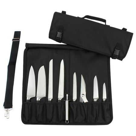 Case Chef s Roll Bag with Durable Shoulder Strap and Handle Portable Bag Meat Cleaver Case