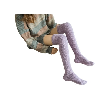 Yuemengxuan Female Warm and Soft Stocking Adults Solid Color Knee-High Socks Long Tube Socks
Yuemengxuan Female Warm and Soft Stocking Adults Solid Color Knee-High Socks Long Tube Socks