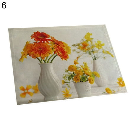 XIEC 42x32cm Potted Flower Oil Painting Waterproof Heat Insulation Placemat Table Pad 
XIEC 42x32cm Potted Flower Oil Painting Waterproof Heat Insulation Placemat Table Pad