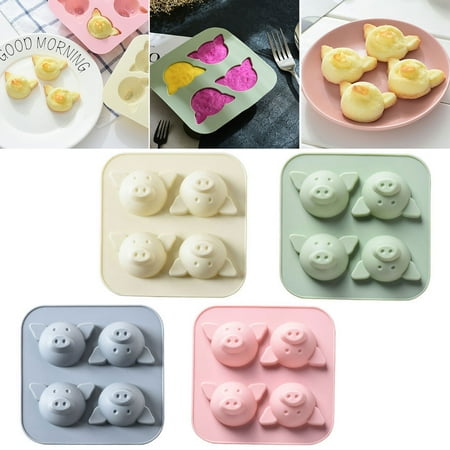 Ruanlalo Cake Mold Non-sticky Demoulding Food Grade Cake Mold Cute Pigs Shape Silicone Pastry Mold Kitchen Supplies
Ruanlalo Cake Mold Non-sticky Demoulding Food Grade Cake Mold Cute Pigs Shape Silicone Pastry Mold Kitchen Supplies
