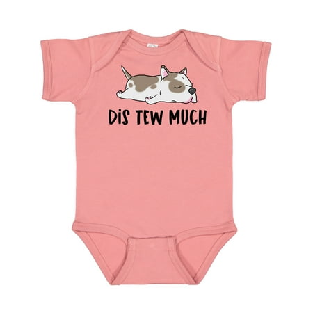 Inktastic Napping Dis Tew Much Pit Bull Spots Gift Baby Boy or Baby Girl Bodysuit