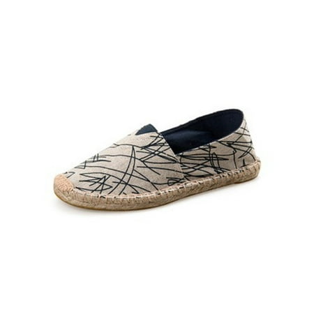 Crocowalk Womens Espadrille Loafers Striped Loafer Non Slip Flats Lightweight Slip-On Espadrilles Unisex Comfortable Round Toe Canvas Shoe Blue Branches 9
Crocowalk Womens Espadrille Loafers Striped Loafer Non Slip Flats Lightweight Slip-On Espadrilles Unisex Comfortable Round Toe Canvas Shoe Blue Branches 9