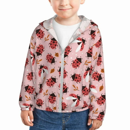 Qekee Cute Ladybugs 1 Print UPF 50+ Kids Sun-Protective Hooded Long Sleeve Rash Guard for Fishing Water Beach Sports -4 Years
Qekee Cute Ladybugs 1 Print UPF 50+ Kids Sun-Protective Hooded Long Sleeve Rash Guard for Fishing Water Beach Sports -4 Years