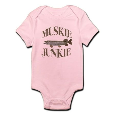 CafePress - MUSKIE JUNKIE Infant Bodysuit - Baby Light Bodysuit