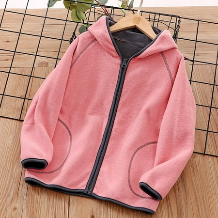 ZHUASHUM Jacket For Toddler Boys Girls Long Sleeve Autumn Winter Solid Fleece Zippered Hoodie Thicken Warm Outwear
ZHUASHUM Jacket For Toddler Boys Girls Long Sleeve Autumn Winter Solid Fleece Zippered Hoodie Thicken Warm Outwear