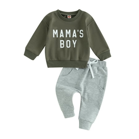 Toddler Boys 2PCS Pants Sets 6 12 18 24M 3T Long Sleeve Letter Print Sweatshirt Tops and Drawstring Pants Sets
Toddler Boys 2PCS Pants Sets 6 12 18 24M 3T Long Sleeve Letter Print Sweatshirt Tops and Drawstring Pants Sets