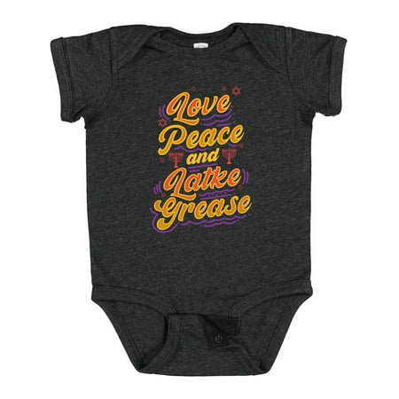 Inktastic Funny Hanukkah Latke Quote Gift Baby Boy or Baby Girl Bodysuit
