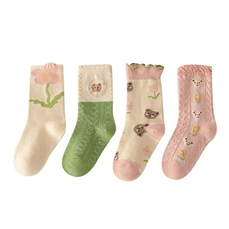 Qufokar Baby Socks With Grippers Socks Girls Cotton Baby Infants Toddlers Girls Mid Calf Length Socks 4 Pair Antislip Long Stockings Ruffled School Socks First Walkers
Qufokar Baby Socks With Grippers Socks Girls Cotton Baby Infants Toddlers Girls Mid Calf Length Socks 4 Pair Antislip Long Stockings Ruffled School Socks First Walkers