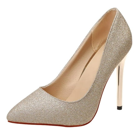 High Heels for Women Shoes Heels Single Slip On Fashion Solid Color Toe Women Sequins Work Pointed Casual Thin Women S High Heels High Heels Pu Gold 41
High Heels for Women Shoes Heels Single Slip On Fashion Solid Color Toe Women Sequins Work Pointed Casual Thin Women S High Heels High Heels Pu Gold 41
