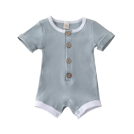 Thaisu Newborn Baby Boys Girls Short Sleeve Romper One Piece Jumpsuit Infant Baby Clothes 0-18M
Thaisu Newborn Baby Boys Girls Short Sleeve Romper One Piece Jumpsuit Infant Baby Clothes 0-18M
