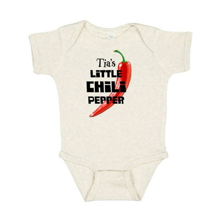 Inktastic Tia s Little Chili Pepper Gift Baby Boy or Baby Girl Bodysuit