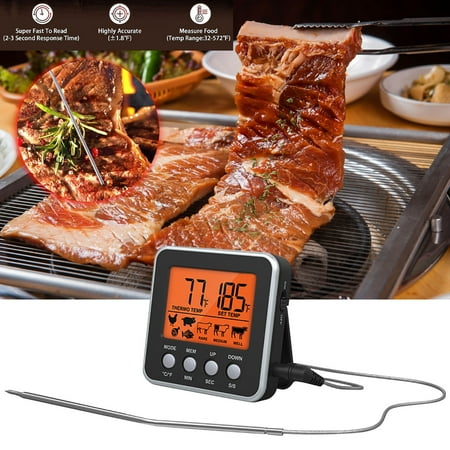 Christmas Holiday Savings 2023! QTOCIO Kitchen Gadgets Digital Meat Thermometers With LCD Display Long Probe And Timer Mode Cooking Food Grill Thermometers For Kitchen BBQ Oven
Christmas Holiday Savings 2023! QTOCIO Kitchen Gadgets Digital Meat Thermometers With LCD Display Long Probe And Timer Mode Cooking Food Grill Thermometers For Kitchen BBQ Oven