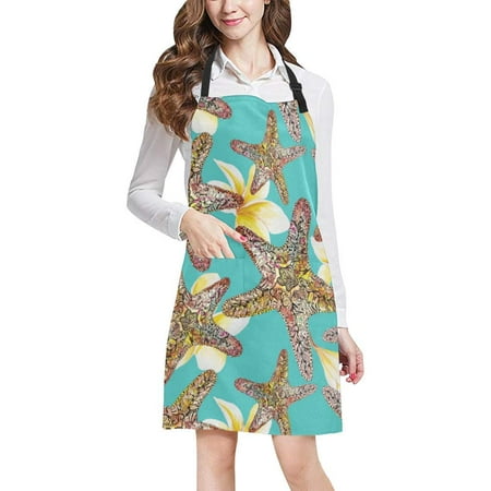 ASHLEIGH Colorful Starfish Women Men Kitchen Apron Adjustable Bib Apron Front Pockets Perfect for Cooking Baking
ASHLEIGH Colorful Starfish Women Men Kitchen Apron Adjustable Bib Apron Front Pockets Perfect for Cooking Baking