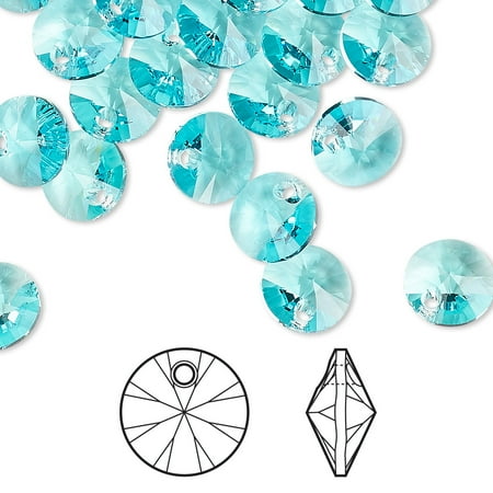 1 PC-Drop Crystal Passions light turquoise 8mm mini disk pendant (6428). Sold per pkg of 12.
1 PC-Drop Crystal Passions light turquoise 8mm mini disk pendant (6428). Sold per pkg of 12.