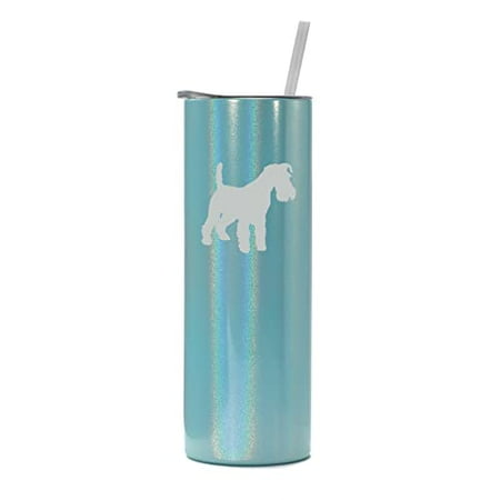 20 oz Skinny Tall Tumbler Stainless Steel Vacuum Insulated Travel Mug Cup With Straw Miniature Schnauzer (Light Blue Iridescent Glitter)
20 oz Skinny Tall Tumbler Stainless Steel Vacuum Insulated Travel Mug Cup With Straw Miniature Schnauzer (Light Blue Iridescent Glitter)