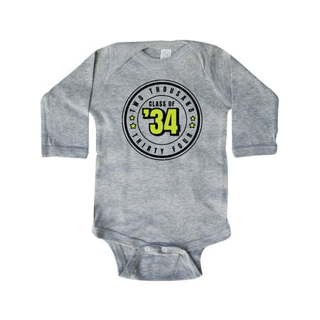 Inktastic Class of 2034 in Black Circle with Stars Gift Baby Boy or Baby Girl Long Sleeve Bodysuit
Inktastic Class of 2034 in Black Circle with Stars Gift Baby Boy or Baby Girl Long Sleeve Bodysuit