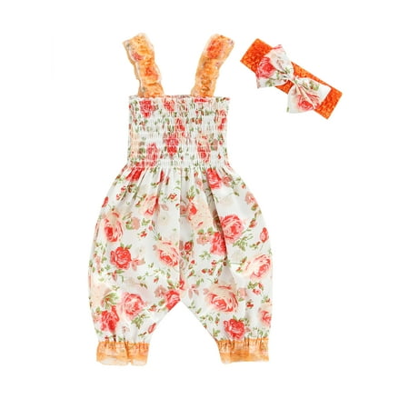 Newborn Baby Girls Boys Romper 2pcs Flowers Printed Ruffles Sleeveless Suspender Jumpsuits Pants
Newborn Baby Girls Boys Romper 2pcs Flowers Printed Ruffles Sleeveless Suspender Jumpsuits Pants