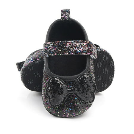 YOHOME Infant Girls Indoor Soft-Soled Bow-Knot Princess Shoes Baby Walking