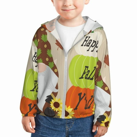Lukts Gnome Happy Fall Print Children s Long-Sleeved Sun Protection Clothing Hooded Sweatshirts for Boys and Girls Outdoor Sports-18 Months
Lukts Gnome Happy Fall Print Children s Long-Sleeved Sun Protection Clothing Hooded Sweatshirts for Boys and Girls Outdoor Sports-18 Months