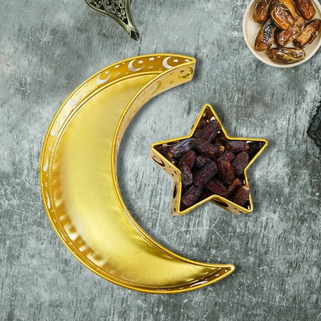 Farfi Serving Tray Delicate Moon Star Shape Iron Tableware Dessert Party Storage Container for Home
Farfi Serving Tray Delicate Moon Star Shape Iron Tableware Dessert Party Storage Container for Home