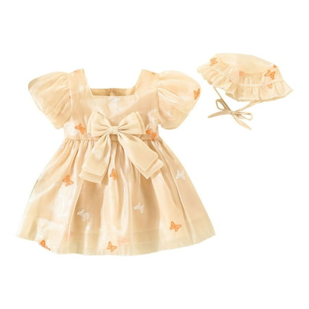 Toddler Girl Dress Short Sleeve Bowknot Butterfly Print Ruffles Princess Dress Dance Party Dresses Baby Girl Clothes
Toddler Girl Dress Short Sleeve Bowknot Butterfly Print Ruffles Princess Dress Dance Party Dresses Baby Girl Clothes