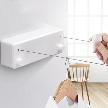 Brrnoo Folding Clothesline Telescopic Dual-Use Clothesline Punch-Free Perforated Telescopic Drying Rack U-Shaped Buckle Clothesline U-Shaped Buckle Clothesline
Brrnoo Folding Clothesline Telescopic Dual-Use Clothesline Punch-Free Perforated Telescopic Drying Rack U-Shaped Buckle Clothesline U-Shaped Buckle Clothesline