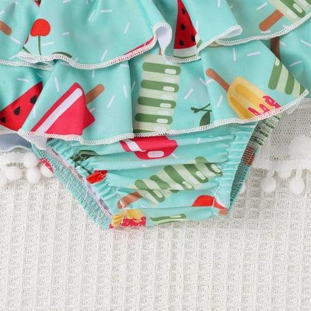 Gubotare Toddler Girls Sleeveless Fruit Printing Tops Shorts And Lace Coats Beach Bathing Suit Girls Suit for Little Girls Mint Green 6-12 Months
Gubotare Toddler Girls Sleeveless Fruit Printing Tops Shorts And Lace Coats Beach Bathing Suit Girls Suit for Little Girls Mint Green 6-12 Months