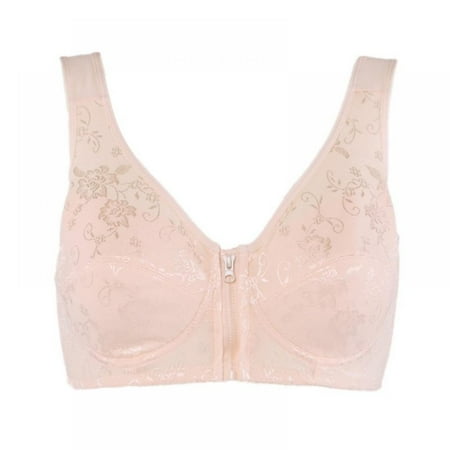 Cotton Front Zipper Wireless Breathable Bra
Cotton Front Zipper Wireless Breathable Bra