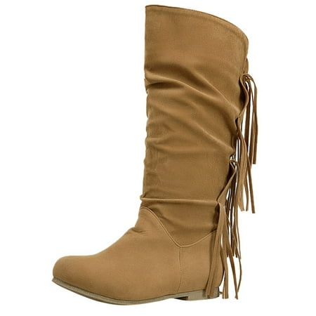 dyfzdhu women s autumn and winter european and american retro fashion tassel round head warm high boots
dyfzdhu women s autumn and winter european and american retro fashion tassel round head warm high boots
