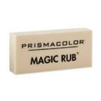 Prismacolor Magic-rub Eraser - Lead Pencil Eraser - Non-smudge, Non-marring, Smear Resistant - Vinyl - 1each - Gray (73201)