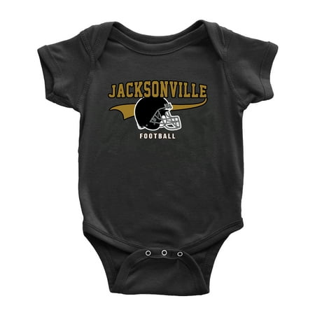 Cute Jacksonville One-piece Outfits Football Jersey Baby Clothes (Black 6-12 Monthes)
Cute Jacksonville One-piece Outfits Football Jersey Baby Clothes (Black 6-12 Monthes)