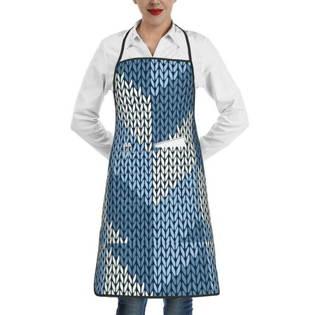 Pofeuu Cozy Knitted Blue Chevron Print Aprons with Pockets Cute Aprons for Kitchen Cooking Server Barber Chef Apron
Pofeuu Cozy Knitted Blue Chevron Print Aprons with Pockets Cute Aprons for Kitchen Cooking Server Barber Chef Apron