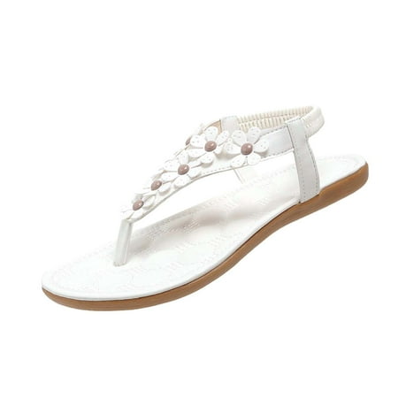 Hauiodp Flower Sandals Women Flat Shoes: Dressy Summer Bohemian Flats Shoes for Women Sandals Comfortable Ankle Strap Elastic Slip on Beach Outdoor Walking Sandal
Hauiodp Flower Sandals Women Flat Shoes: Dressy Summer Bohemian Flats Shoes for Women Sandals Comfortable Ankle Strap Elastic Slip on Beach Outdoor Walking Sandal