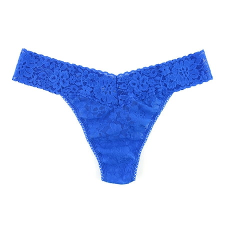 Hanky Panky Daily Lace Original Rise Thong PLUS (771101XP) Bold Blue