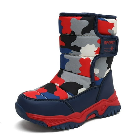 Boys Snow Boots Camoflage Anti-Slip Girls Snow Boots Slip Resistant Warm Fur Lining (Toddler/Little Kid/Big Kid)
Boys Snow Boots Camoflage Anti-Slip Girls Snow Boots Slip Resistant Warm Fur Lining (Toddler/Little Kid/Big Kid)