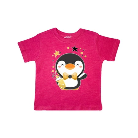 Inktastic New Year s Baby Penguin in Bow Tie with Bottle Gift Toddler Boy or Toddler Girl T-Shirt
Inktastic New Year s Baby Penguin in Bow Tie with Bottle Gift Toddler Boy or Toddler Girl T-Shirt