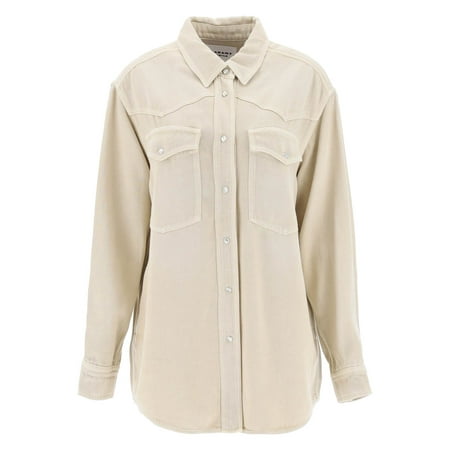 

Isabel Marant Etoile Tainami Light Denim Shirt Women